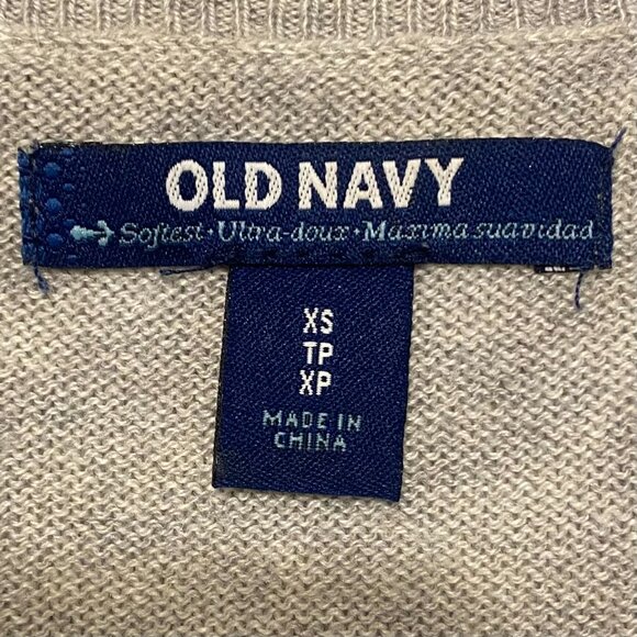 Old Navy Women's Long Sleeve Gray Sweater w/Owl Theme Size XS - Picture 6 of 8
